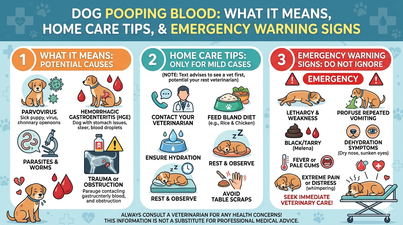 Dog Pooping Blood: Warning Signs Every Owner Knows